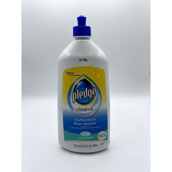 Pledge Clean it Multisurface Floor Cleaner Rainshower Scent 27 oz Bs243 - Picture 1 of 14